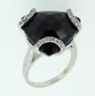 Anello argento con onice